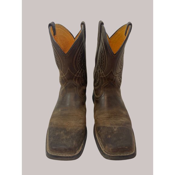 Ariat Other - Ariat Boys Cowboy Boots Leather Size 6 High Quality Square Toe